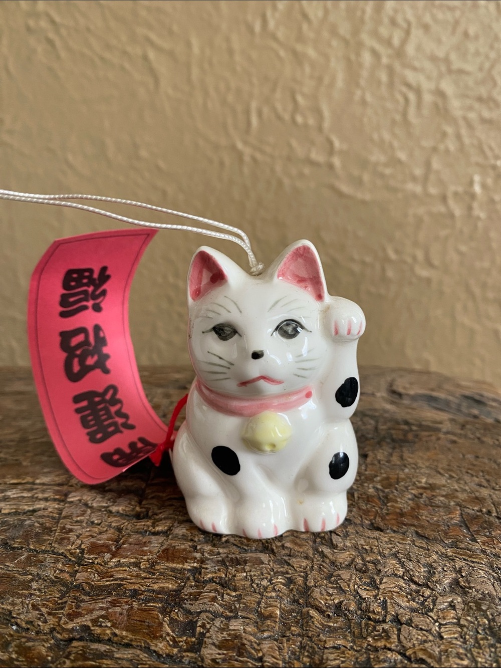 🐾Japanese Maneki-Neko🐾Lucky Kitty🐾Miniature Ornament Wind Chime Bell